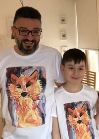 Your Child's Drawing On A T-shirt