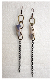 Обеци с мидички