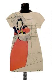 Dress with print  May Belfort Henri de Toulouse-Lautrec 