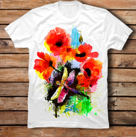 T-shirt Poppies