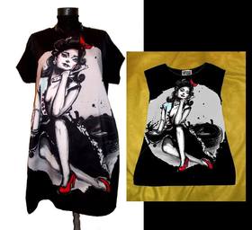 Set Dresses for Mom and Child with Print Red Shoes