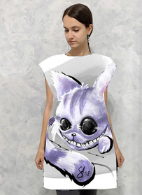 Dress With Print Cheshire Cat - Alisa variant
