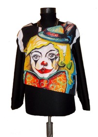 Blouse with Print Clown