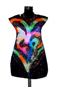 Dress with Print Colorful Heart promo 