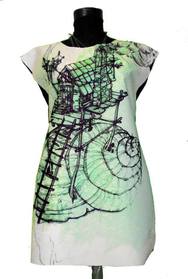 Dress with Print Snail