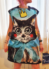 Dress with Print Cat promo