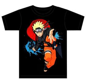 T-shirt Black Manga 4 Naruto