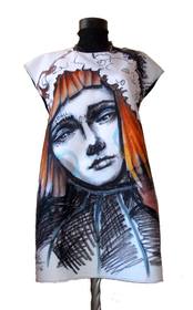 Dress with Print Puppet Thought