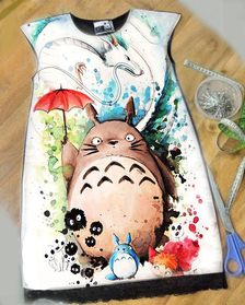 Dress with Print for Children 1 My Neighbor Totoro