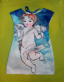 Dress with Print for Children  Angel