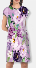 Dress with Print Violet promo