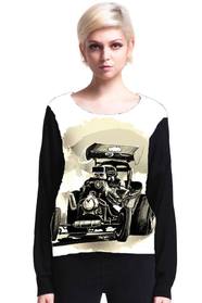 Blouson with Print Old Car