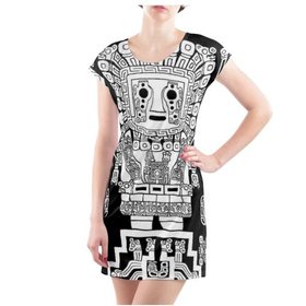 Dress with Print Indian Beauty 1