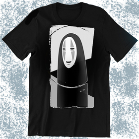 T-shirt Black Manga 2 Faceless