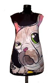Dress with Print French Bulldog promo 