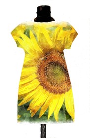 Dress with Print Sunflower promo