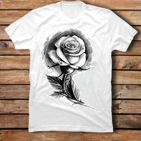 T-shirt BLACK ROSE