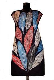 Dress with Print Heart of Feathers promo 