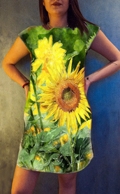 Dress with Print Sunflowers variant  promo