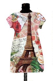 Dress with Print Paris mon amour promo 10
