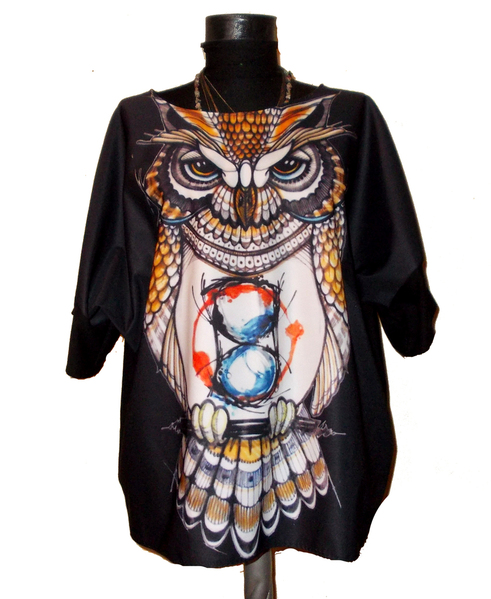 Blouse with  Print Bird