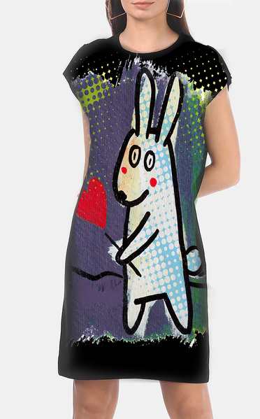 Dress with Print  Rabbit  in Love  promo  10