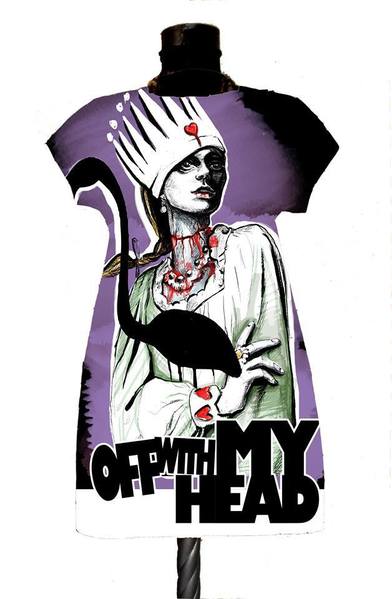 Рокля с  Принт  Beheaded Queen
