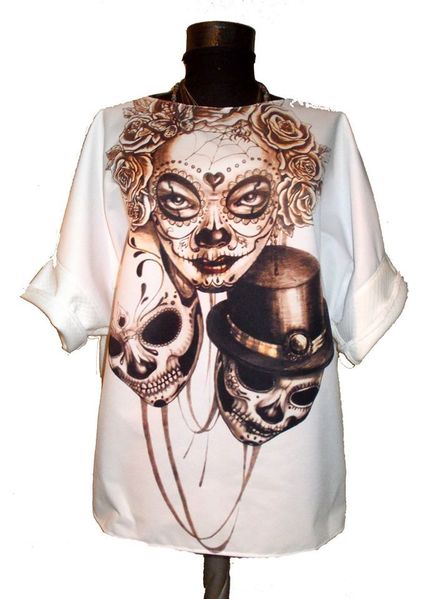 Blouse with  Print Masks
