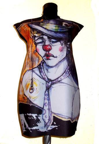 Dress with Print Sad Clown promo 10