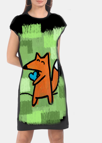 Dress with print    Fox promo  10