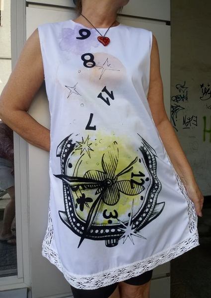 Dress with Print Time