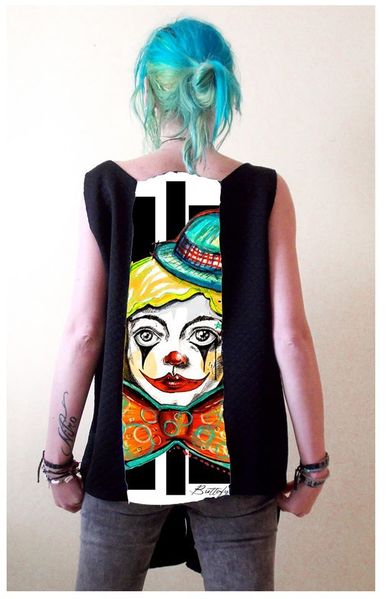 Vest with Print Clown