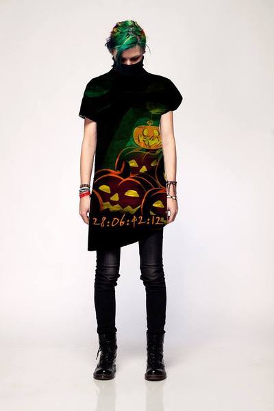 DRESS TUNIC Scary Pumpkins