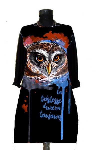 La Tristesse Durera Long Sleeves Dress