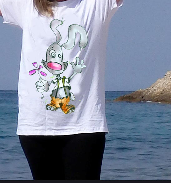 T-shirt Crazy Bunny