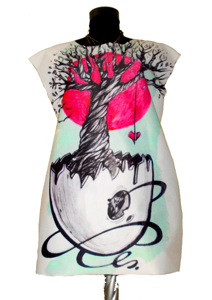 Dress with Print Born to Love You