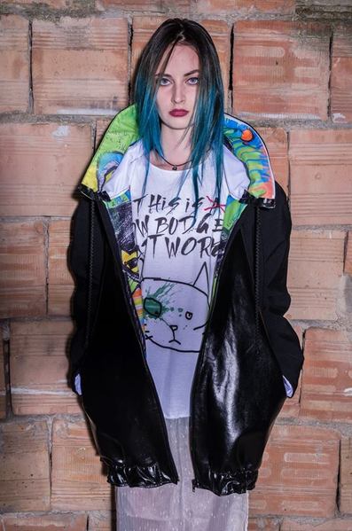 Jacket  Huge Hood - Model Unisex