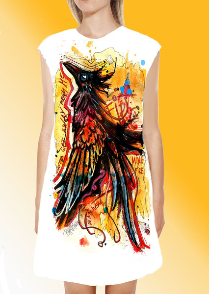 Dress with Print Phoenix promo 10