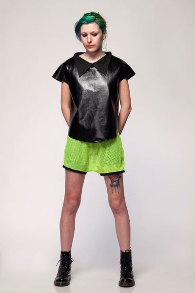 Black Top with Hidden Writing 