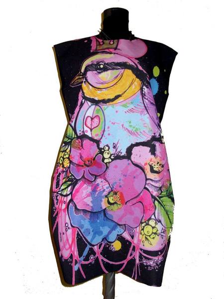 Dress with Print King Bird Pink promo