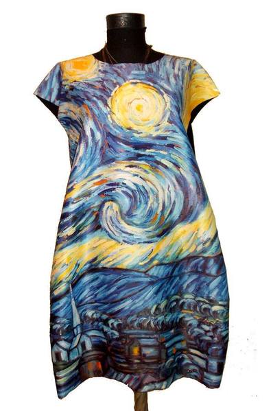 Dress with Print Starry Night promo  10