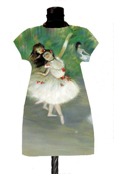 Dress with print  Dancers - EDGAR DEGAS