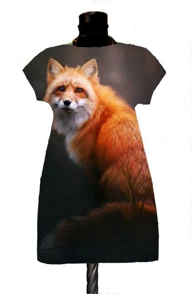 Dress with Print Fox promo
