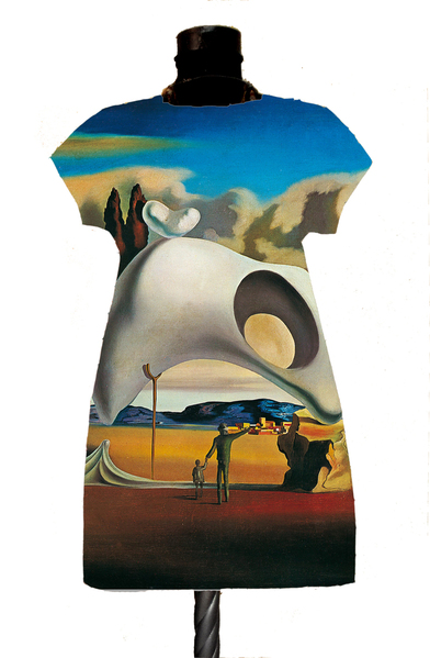 Dress with Print Atavistic Vestiges after the Rain promo