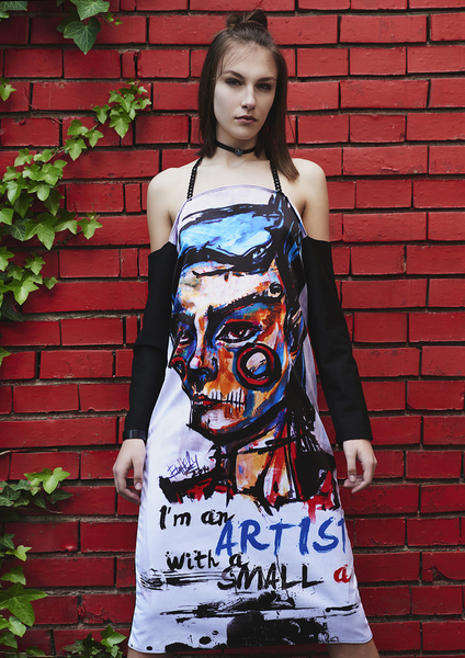 Long Dress with Print Artist
