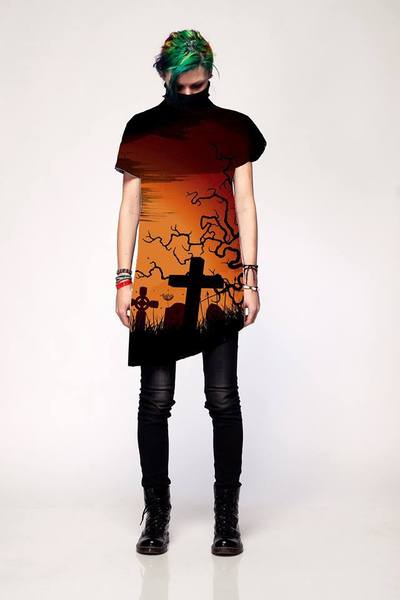 DRESS TUNIC Night Of Halloween